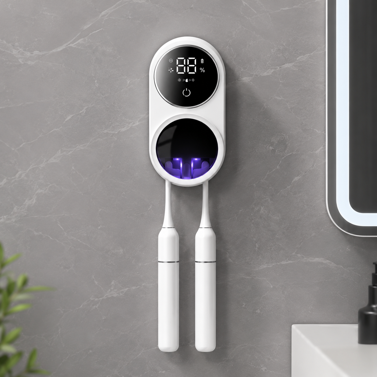 Stérilisateur UV Mural Tactile Électrique  — Hygévie